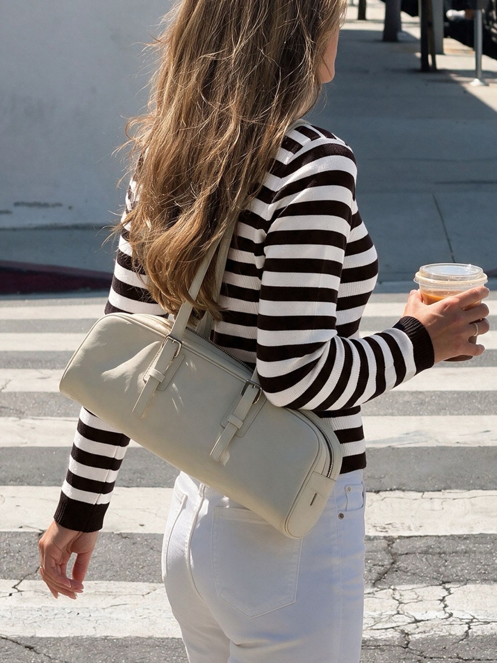 Striped Long Sleeve Knit Top - Picture 3 of 11